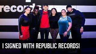 I Signed with Republic Records  Anthony Ramos