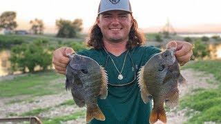 Fishing For Monster BLUEGILL {Catch Clean Cook} Blackened Bluegill