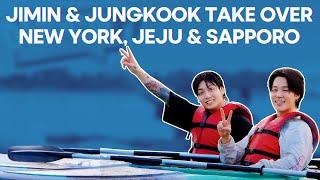 BTS Jimin & Jungkooks Travel Show Adventure Exploring New York Jeju & Sapporo #bts