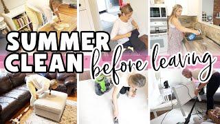 SUMMER CLEAN BEFORE VACATION  CLEANING ENCOURAGEMENT  DECLUTTERING AND ORGANIZING 2024 #homemaking