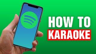 How To Karaoke on Spotify EASY 2024