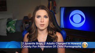 4 Charged Including 2 Juvenile Boys In Possession Of Child Pornography In Howard County