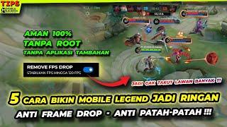 FIX LAG ML CARA MENGATASI PATAH PATAH DAN FRAME DROP SAAT MAIN GAME DI MOBILE LEGEND TERBARU 2023