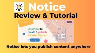 Notice Review AI Writing Tool for Creating FAQs Blogs Terms of Use Notion Alternative