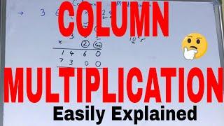 Column multiplicationColumn multiplication methodMultiplication by column method examples