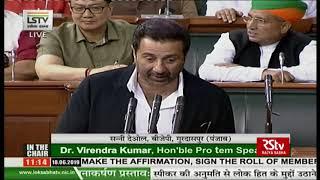 Sunny Deol takes oath as Lok Sabha MP