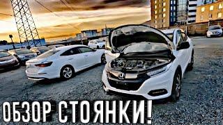 ОБЗОР СТОЯНКИ СОСТОЯНИЕ И ЦЕНЫ ИЗ ЯПОНИИ HONDA N-BOX FIT VEZEL TOYOTA WISH