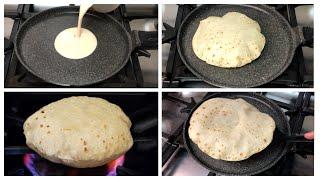 10 Minutes Recipe - The Perfect Roti Phulka Chapati  - No knead - No Rolling 