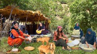 A Taste of Irans Nomadic Lifestyle Bread and Kebab in the Mountain Village