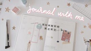 journal with me in my muji planner a little bit of asmr included