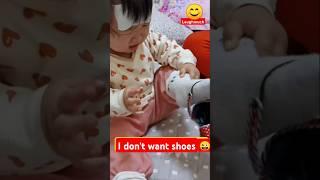 Baby gets angry  #laughmuch #baby #funny #shortsfeed