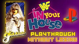 WWF In Your House PS1 Playthrough. Goldust. Hard Difficulty. SEASON MODE.