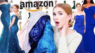 TRYING ON AMAZON PROM DRESSES  ... Again