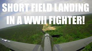 P-40 Lesson 2 - Short field landing procedure