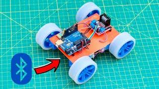WOW Amazing DIY Bluetooth Robot Car - Control with Your Smartphone