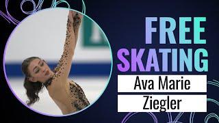 Ava Marie ZIEGLER USA  Women Free Skating  Shanghai 2024  #FigureSkating