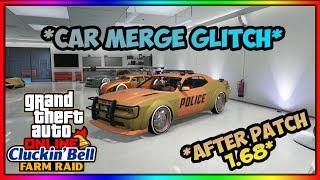 GTA 5 SOLO CAR MERGE GLITCH AFTER PATCH 1.68 GTA 5 MAKE RARE CARS ON F1BENNYS MERGE GLITCH