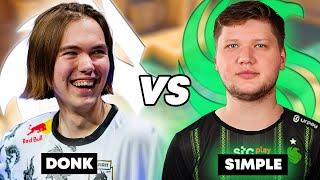 EPIC MATCH - DONK PLAYS FPL VS S1MPLE ENG SUBS CS2 FACEIT