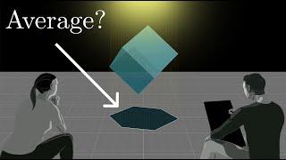 A tale of two problem solvers Average cube shadows