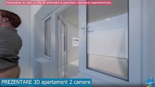 PREZENTARE 3D apartament 2 camerestr. Ivan Anghelache