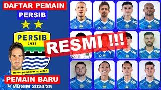 Daftar Pemain Persib Terbaru 2024 - Skuad Persib Bandung 2024 - BRI Liga 1 2024