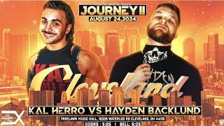 Kal Herro vs Hayden Backlund. NWA Exodus Pro August 24 2024