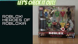 Roblox Heroes of Robloxia toy set  Heroes of Robloxia toys