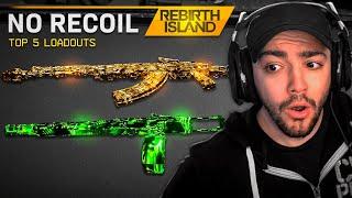 TOP 5 NEW NO RECOIL Loadouts in MW3 META Class Setups - Rebirth Island