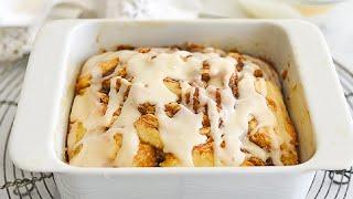 Cinnamon Roll Cake   Small Batch  2-4 people