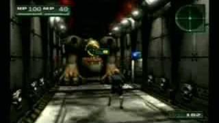 Parasite Eve 2 Waste Emperor boss VS machine gun