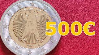 RARE COIN ERROR  German 2 euro coin with Rotated Die Error