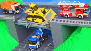 Bridge Construction Stories for Kids with Stop Motion