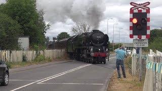 35018  British India Line visits the Wensleydale Railway