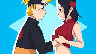 NARUTO & SARADA a parody of naruto 나루토 애니메이션