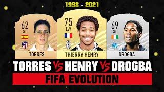 Henry VS Drogba VS Torres FIFA EVOLUTION  FIFA 98 - FIFA 21