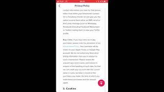 HOW TO CHECK TIKTOK PRIVACY POLICY IPHONE IOS