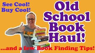 Old School Book Haul and a few Tips for Finding Books for Resell
