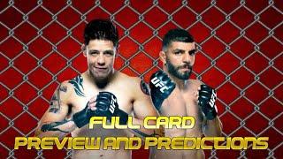 UFC Fight Night Moreno vs Albazi Full Card Analysis Prediction & Breakdown UFC Edmonton