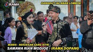 Atas Permintaan Sang Istri Pengantin Rian Modjoe Menyanyikan Lagu Manis Bersama Irama Dopang