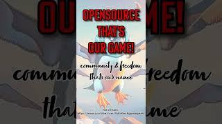 Opensource thats our game - community and freedom thats our name SONG #intro #song #ai