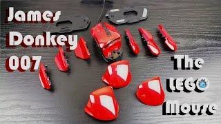 James Donkey 007 Pro  The LEGO Modular Laser Gaming Mouse  Avago 9800  OMRON Switch  8200 DPI