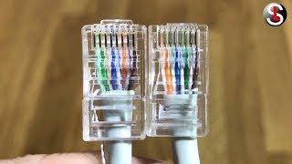 Как обжать сетевой кабель витую пару. 4 Способа