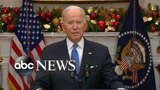 Biden addresses nation on omicron variant  ABC News