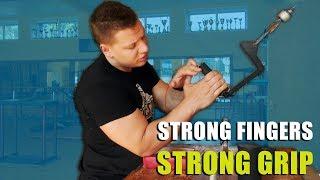 ARM WRESTLING WRIST TRAINING Cable finger curls with CONICAL handle