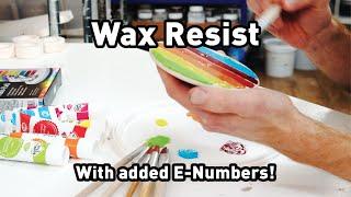 Colouring Wax Resist with Food Colouring