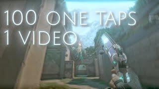 100 one taps in one video - VALORANT Edit 