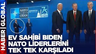 Bidendan Erdoğana Sıcak Karşılama NATO Liderlerini Karşılama Töreninde Büyük Efor Sarf Etti