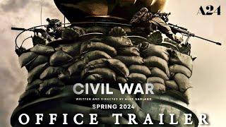 @A24 Civil War 2024 #Movie Trailer staring Kirsten Dunst #Action #ActionMovie