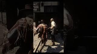 RDR2 Street Cowboy Fight #rdr2 #gta #gameplay #physics