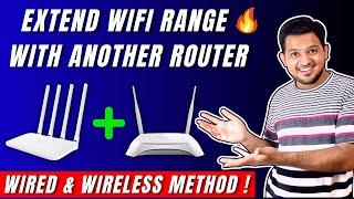 How To Extend Wifi Range With Another Router  Connect Two Routers Wirelessly All Doubts Cleared 